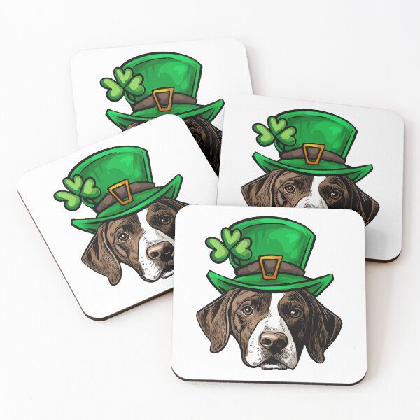 Item preview, Funny St Patricks Day Pointer Dog designed and sold by whyitsme.