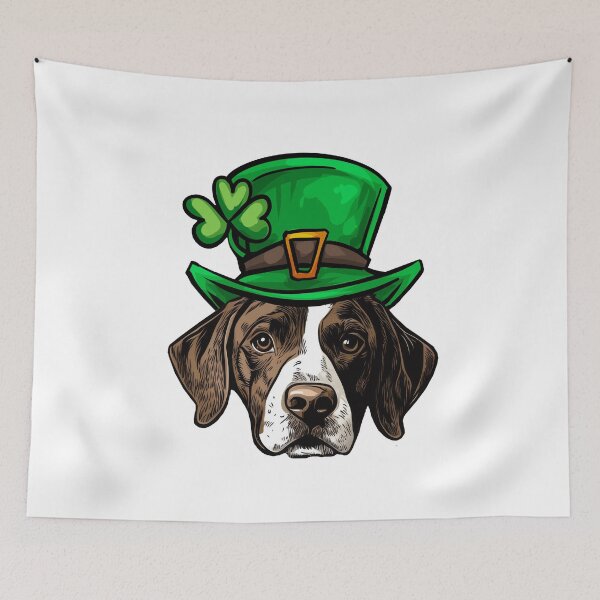 Item preview, Funny St Patricks Day Pointer Dog designed and sold by whyitsme.