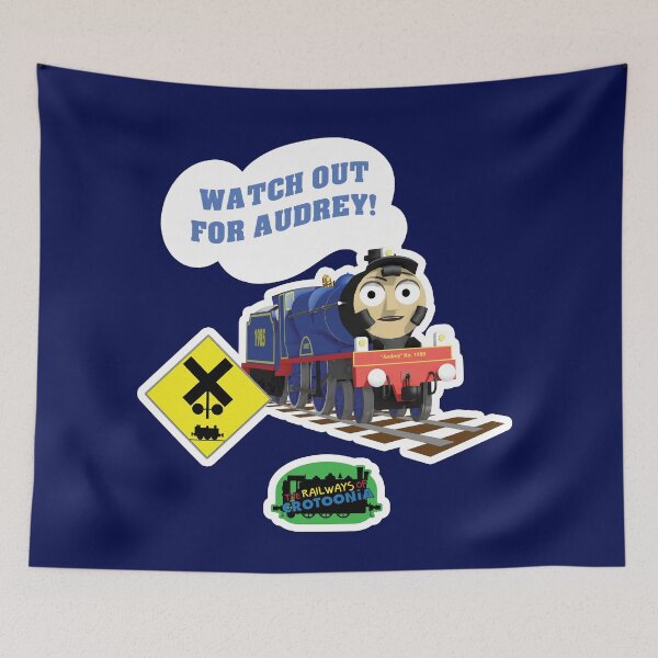 Item preview, Watch Out For Audrey! - The Railways of Crotoonia designed and sold by TheMilanTooner.