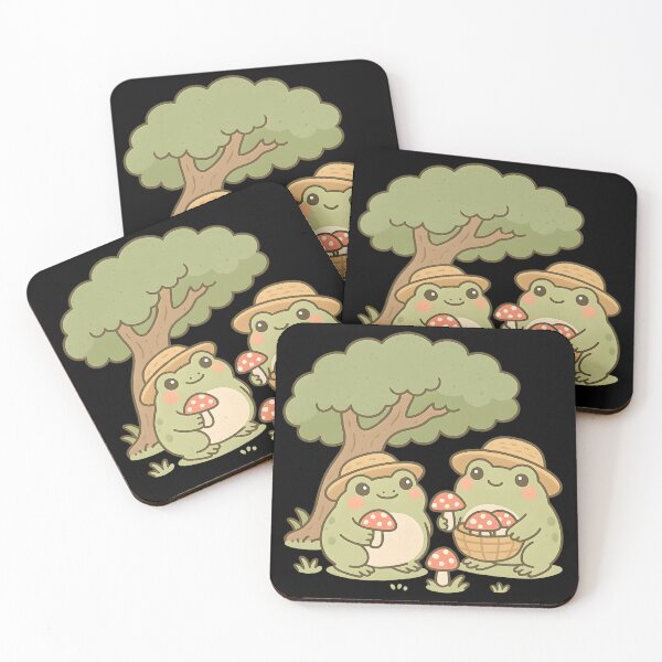 Item preview, Forest Forager Frogs Kawaii Art designed and sold by MysticArtisan.