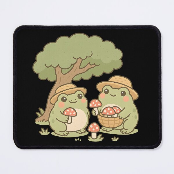 Item preview, Forest Forager Frogs Kawaii Art designed and sold by MysticArtisan.
