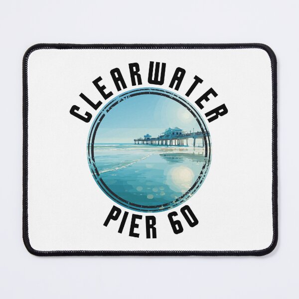 Item preview, Clearwater – Pier 60 (with Black Lettering) designed and sold by VelvetRoom.