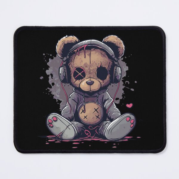 Item preview, Cute teddy bear listening to music designed and sold by drizzd.