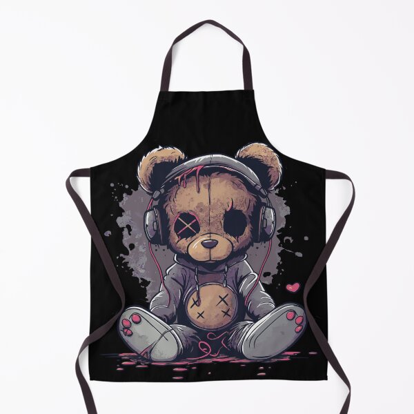 Item preview, Cute teddy bear listening to music designed and sold by drizzd.