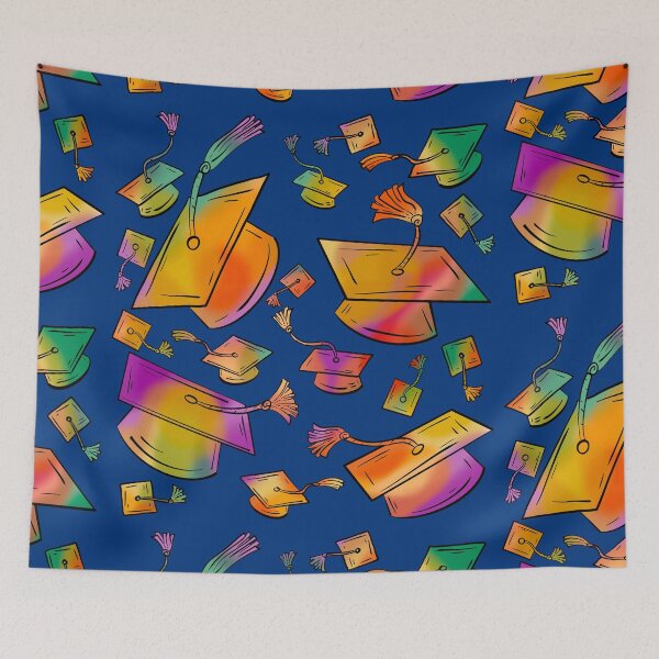 Item preview, Rainbow Cap Toss With Blue Background  designed and sold by missmann.