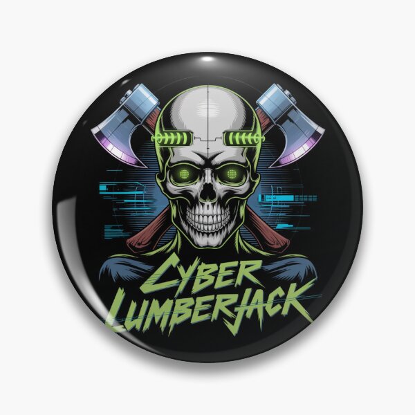 Item preview, Cyber Lumberjack Skull designed and sold by SignumShop.