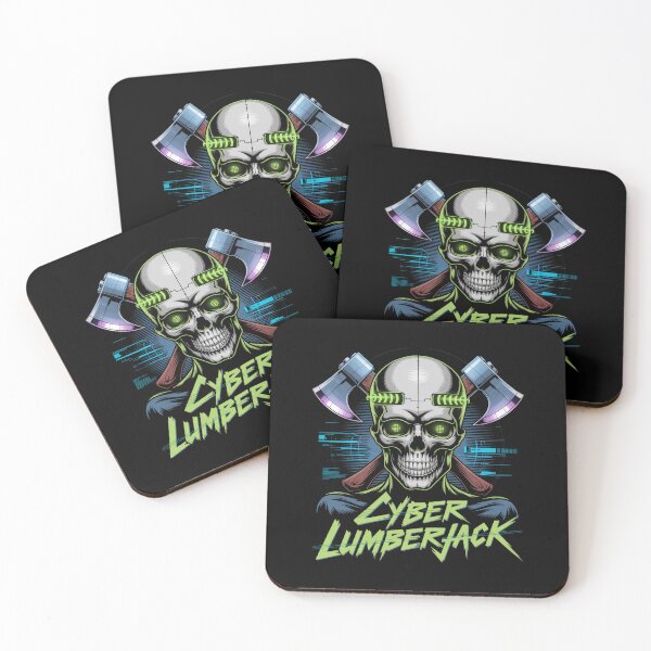 Item preview, Cyber Lumberjack Skull designed and sold by SignumShop.