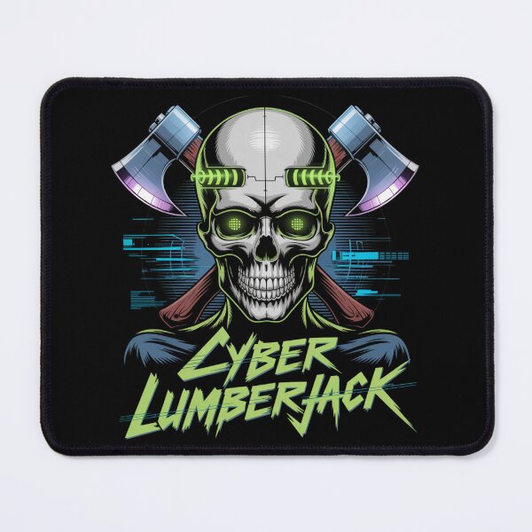 Item preview, Cyber Lumberjack Skull designed and sold by SignumShop.