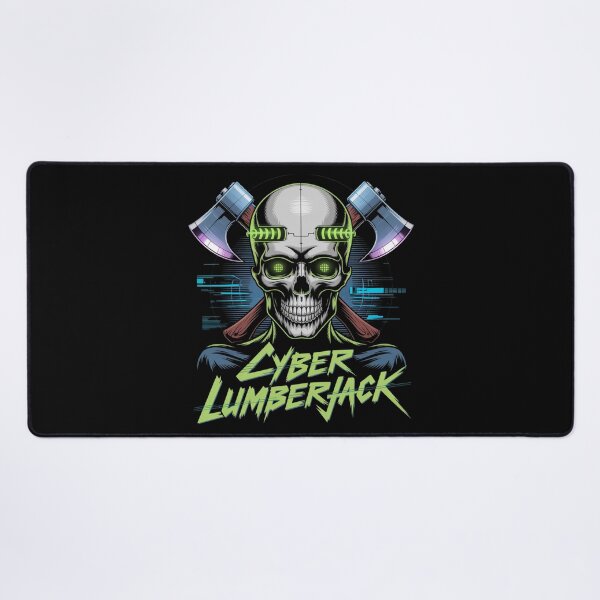Item preview, Cyber Lumberjack Skull designed and sold by SignumShop.