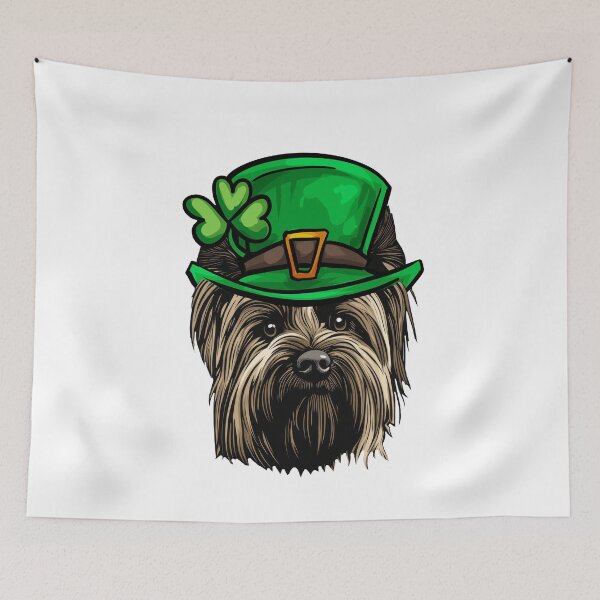 Item preview, Funny St Patricks Day Skye Terrier Dog designed and sold by whyitsme.