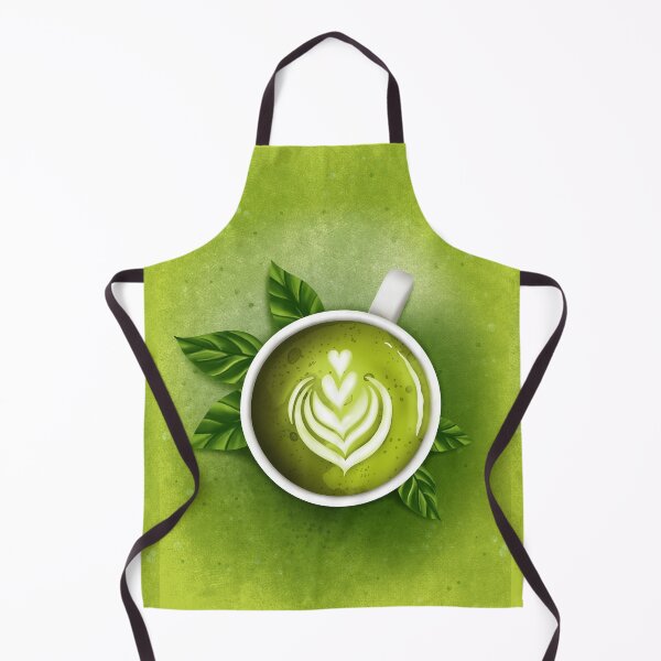 Item preview, Cup of Greeen Matcha Latte Poster healthy design designed and sold by jancajiravova.