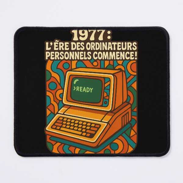 Item preview, 1977 - The era of personal computers begins - Vintage 70s style - Retro tech designed and sold by MyGraphixCraft.