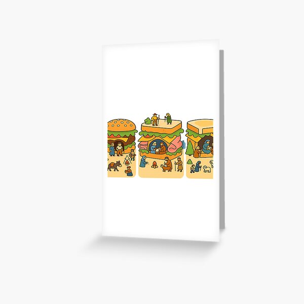 Item preview, Lilliputian Nativity in a Sandwich designed and sold by BigDeezTees.