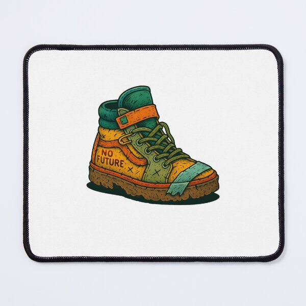 Item preview, Dust Hustler – Battle-Worn Sneaker Illustration designed and sold by MasterShiffu.