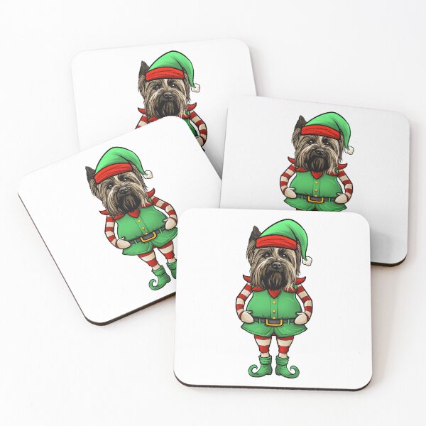 Item preview, Funny Christmas Elf Skye Terrier Dog designed and sold by whyitsme.