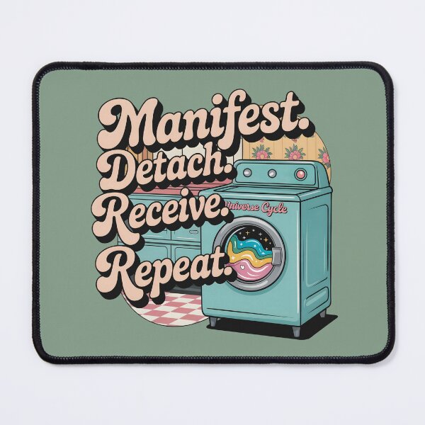 Item preview, Manifest. Detach. Receive. Repeat. designed and sold by CrypticHMystic.