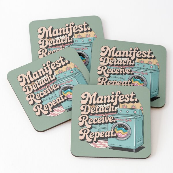 Item preview, Manifest. Detach. Receive. Repeat. designed and sold by CrypticHMystic.