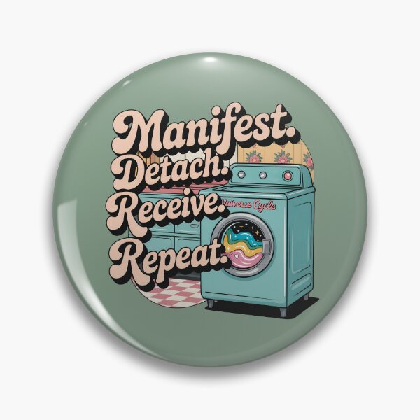 Item preview, Manifest. Detach. Receive. Repeat. designed and sold by CrypticHMystic.