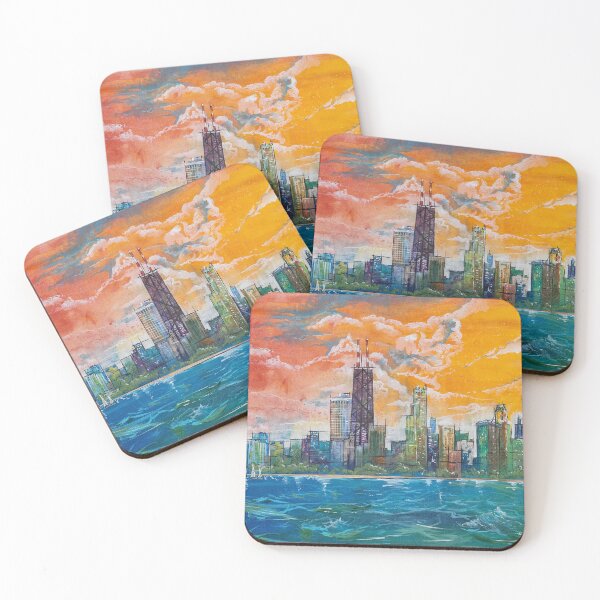 Item preview, Sunset on the Lake designed and sold by AlonzoFineArt.