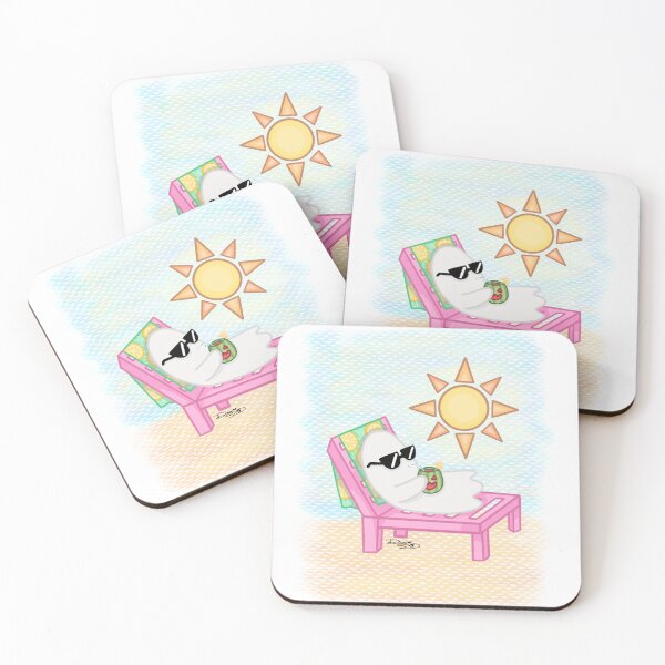 Item preview, Summerween Ghost | Sunny Beach designed and sold by digidoodles.
