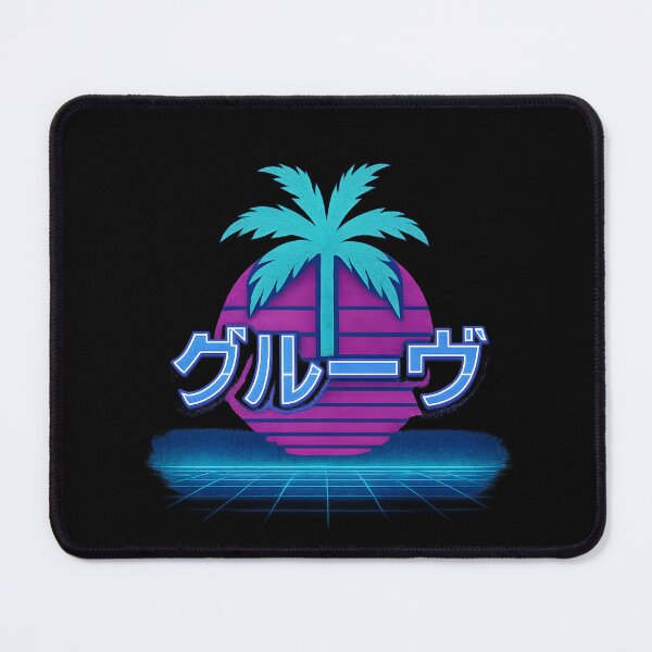 Item preview, Neon Groove Vaporwave Palm Sunset designed and sold by MysticArtisan.