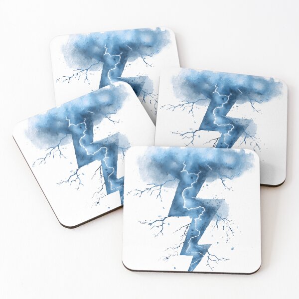 Item preview, Blue Thunderstorm Lightning Bolt designed and sold by SAMNagy.
