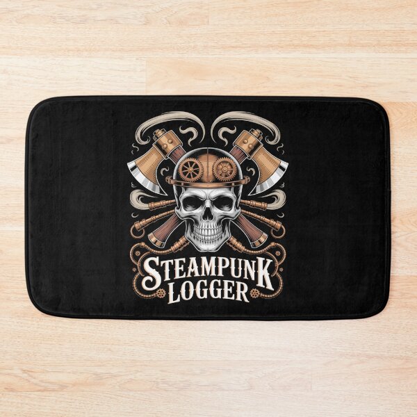 Item preview, Steampunk Logger Skull designed and sold by SignumShop.