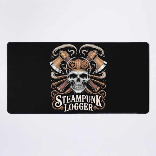 Item preview, Steampunk Logger Skull designed and sold by SignumShop.