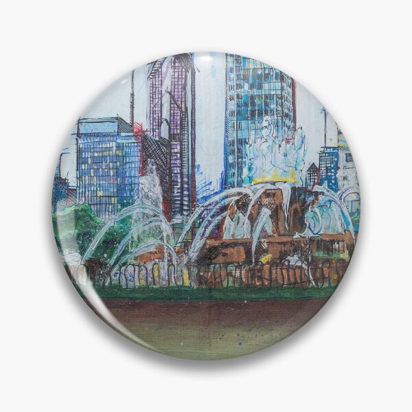 Item preview, Buckingham Fountain designed and sold by AlonzoFineArt.