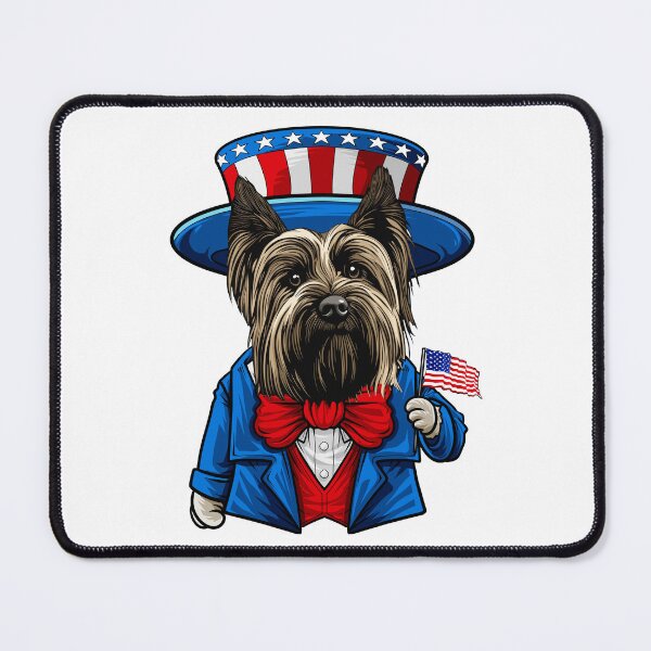 Item preview, Funny 4th of July Skye Terrier Dog designed and sold by whyitsme.