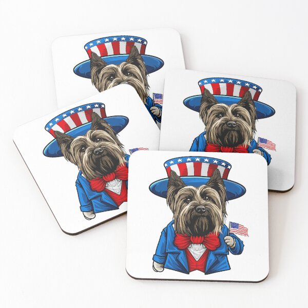 Item preview, Funny 4th of July Skye Terrier  Dog designed and sold by whyitsme.
