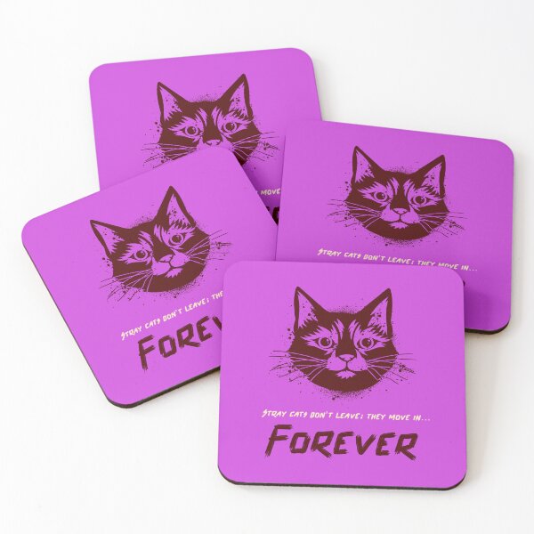 Item preview, Stray cats don’t leave; they move in… forever. designed and sold by Sibyl-Arts.