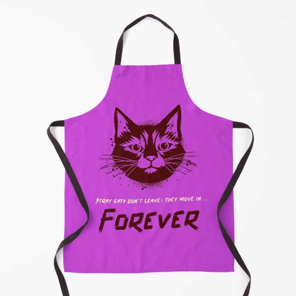 Item preview, Stray cats don’t leave; they move in… forever. designed and sold by Sibyl-Arts.