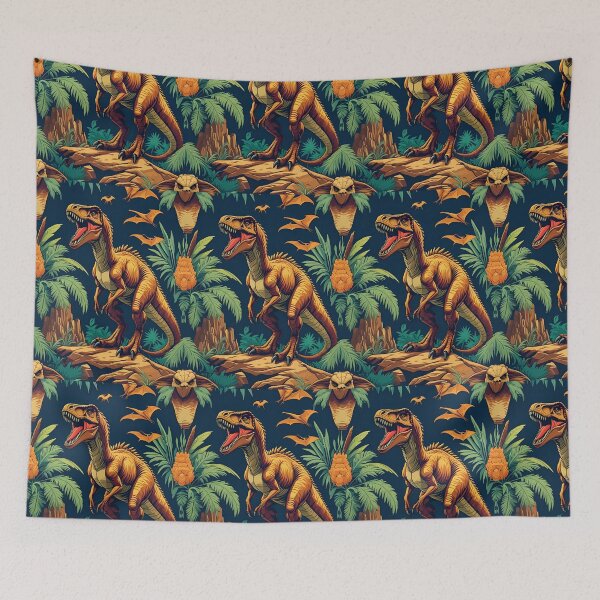 Item preview, Dinosaur Pattern (Velociraptor) designed and sold by PatronesKawai.
