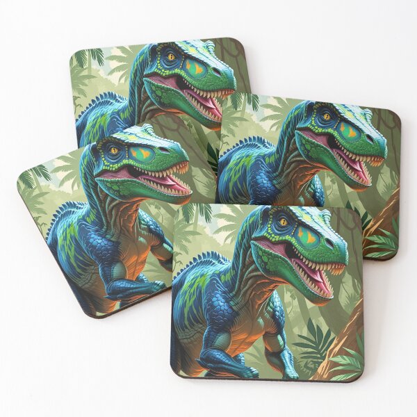 Item preview, Dinosaur Pattern (Velociraptor) designed and sold by PatronesKawai.