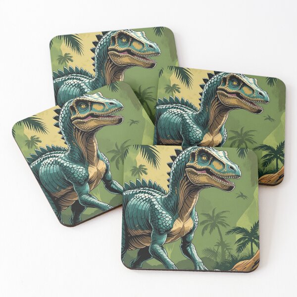 Item preview, Dinosaur Pattern (Velociraptor) designed and sold by PatronesKawai.