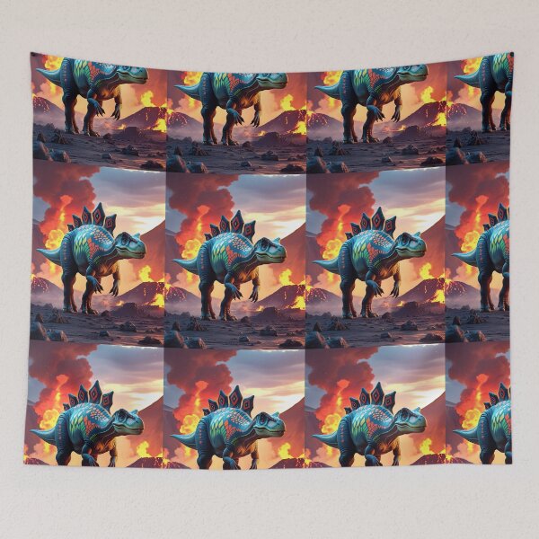 Item preview, Dinosaur Pattern (Stegosarurus) designed and sold by PatronesKawai.