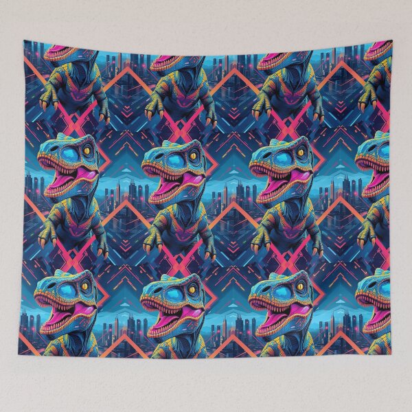 Item preview, Dinosaur Pattern (Velociraptor) designed and sold by PatronesKawai.