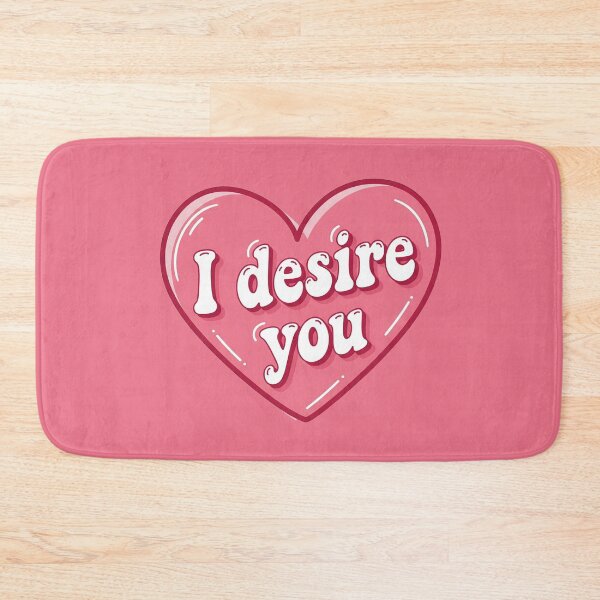 Item preview, I Desire You Simple Pink Heart designed and sold by Owcomm.