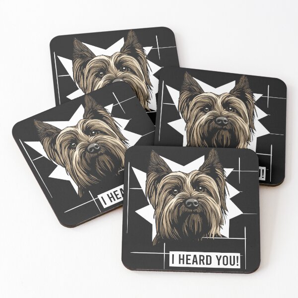 Item preview, Skye Terrier Dog Humor I Heard You designed and sold by whyitsme.