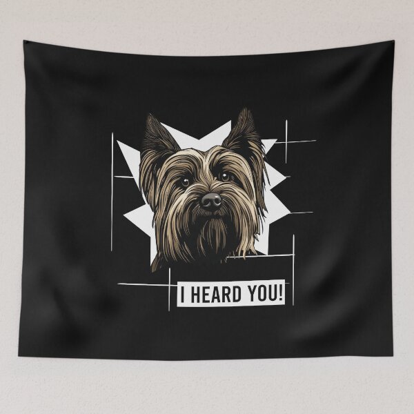 Item preview, Skye Terrier Dog Humor I Heard You designed and sold by whyitsme.