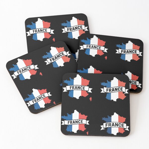 Item preview, France Flag Map designed and sold by Paper Drip.