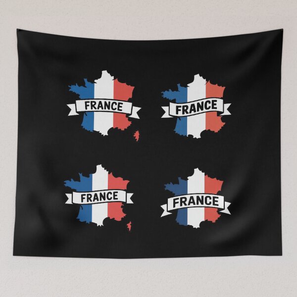 Item preview, France Flag Map designed and sold by Paper Drip.