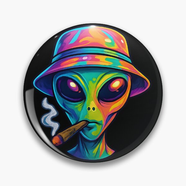 Item preview, Psychedelic Alien designed and sold by Charisma Enigma.