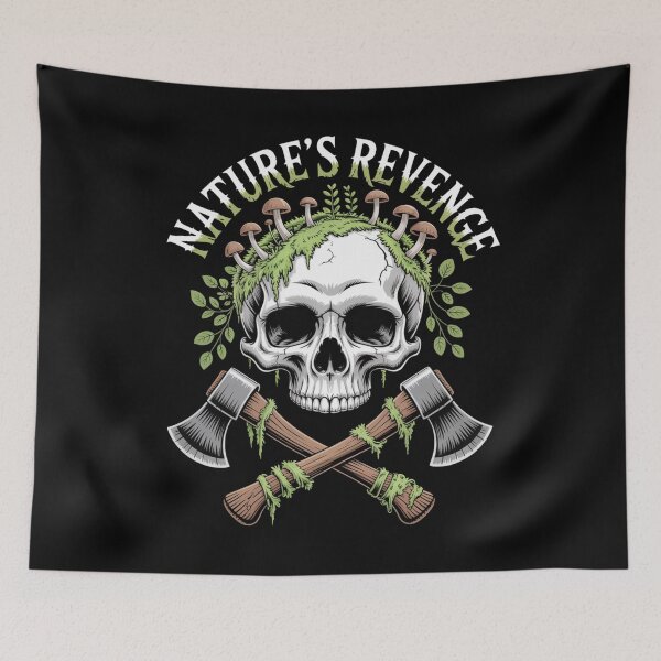 Item preview, Nature Revenge Skull designed and sold by SignumShop.