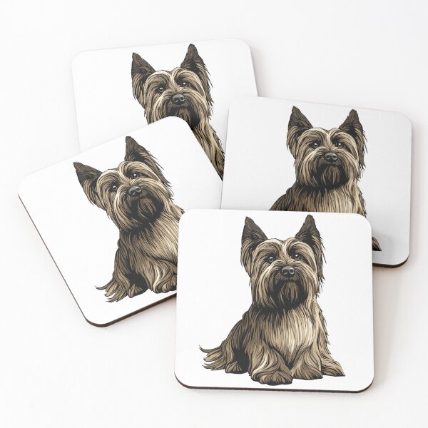 Item preview, Skye Terrier Dog Illustration designed and sold by whyitsme.