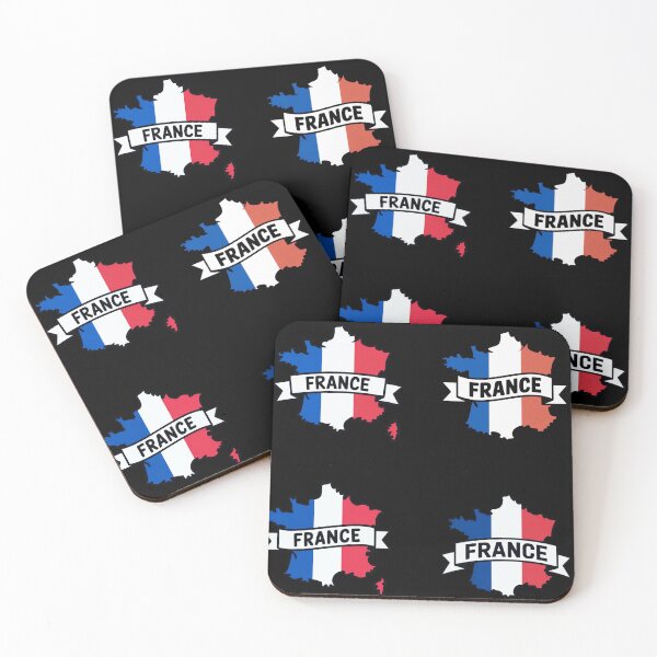 Item preview, France Flag Map designed and sold by Paper Drip.