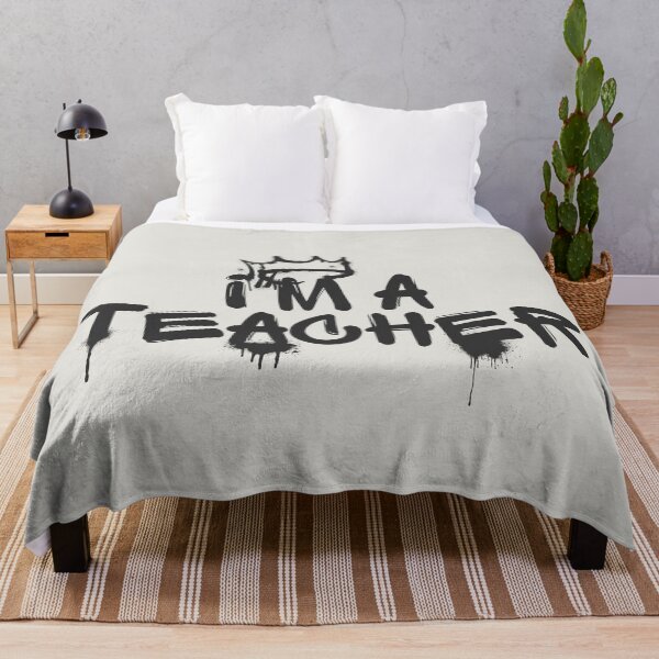 Item preview, Im a Teacher in graffiti style designed and sold by Wordsmith-Wear.