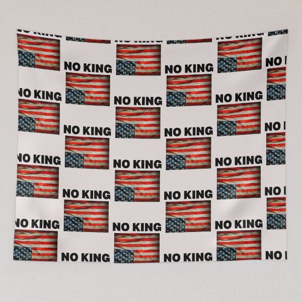 Item preview, American patriot flag No King in America designed and sold by erozzz.
