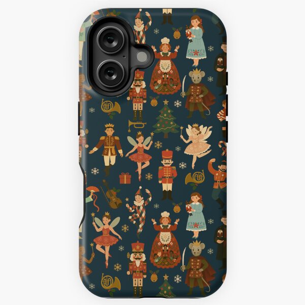 Item preview, Whimsical Nutcracker Ballet Pattern – Festive Holiday Print for Home Decor, Tech Cases & Seasonal Gifts designed and sold by Andrea Lauren.